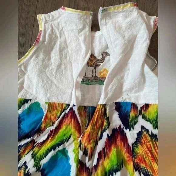 ❤️2/$25❤️Pretty Girls Skirts-Hand made-Embroidered Camel- Rayon and Cotton Blend - Picture 5 of 8